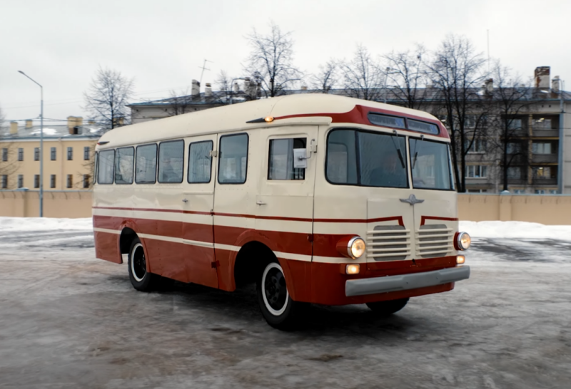 RAF-251 - chiếc xe buýt nguyên bản đầu tiên của nhà máy Riga
