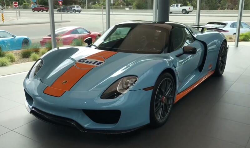 С аукциона продадут редчайший гибрид Porsche 918 Spyder за 3 млн долларов США