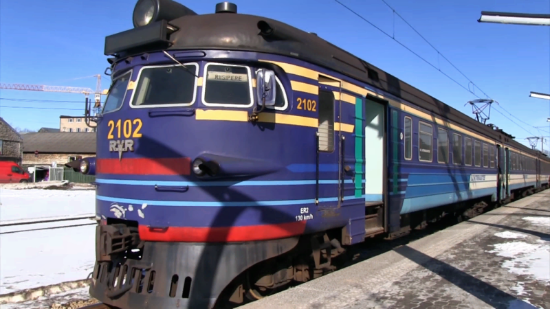 ER2 - the most popular Riga electric train of Brezhnev times
