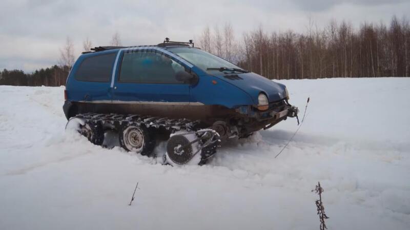 Compact all-terrain vehicle from Renault Twingo for 10 thousand rubles
