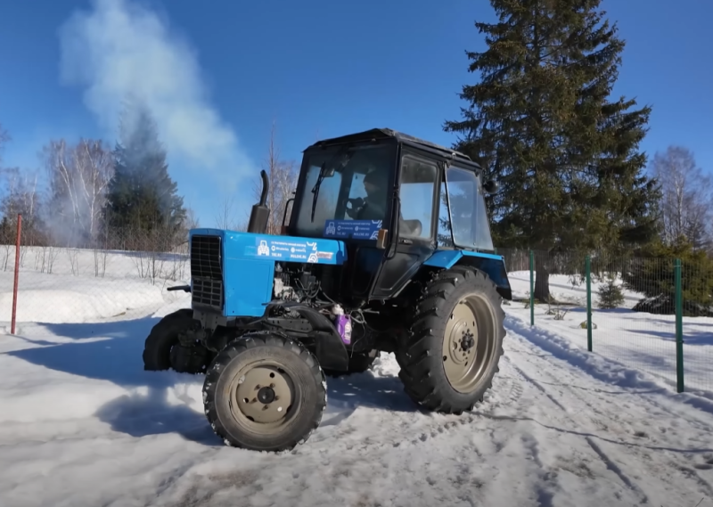 Traktör MTZ-82 – efsanevi ekipman üzerinde restorasyon ve test sürüşü