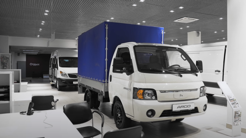 Russian light trucks Sollers Argo are now officially sold in Belarus