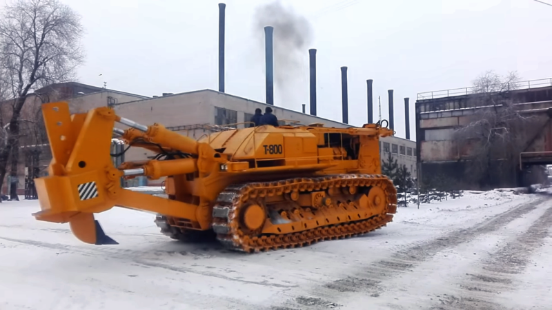 T800 is the most productive bulldozer in the world according to the Guinness Book of Records