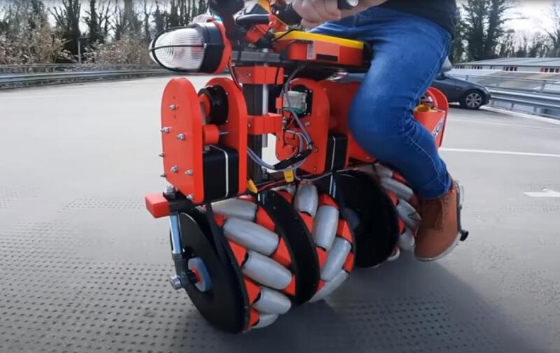 Motocicleta de hélice: ¡es muy difícil que se caiga!