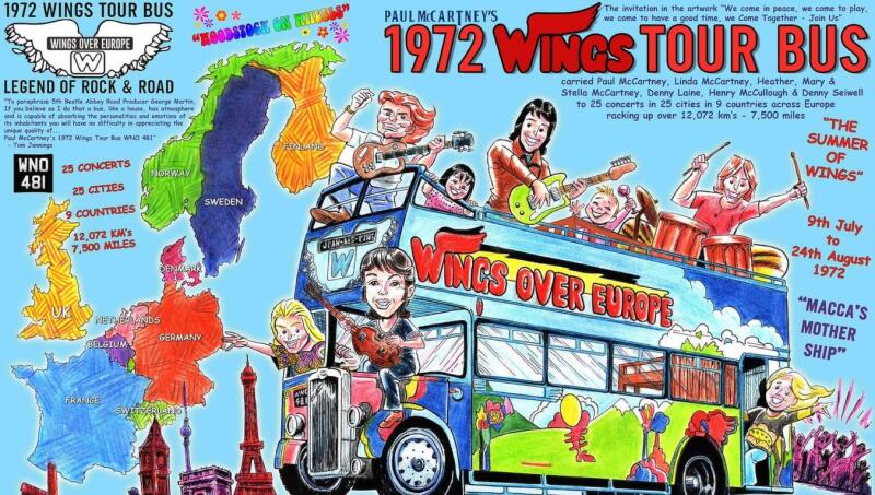 Bristol KSW5G - 1972'de Paul McCartney ve Wings'in Avrupa turnesine giden otobüs olarak tarihe geçecek kadar şanslıydı