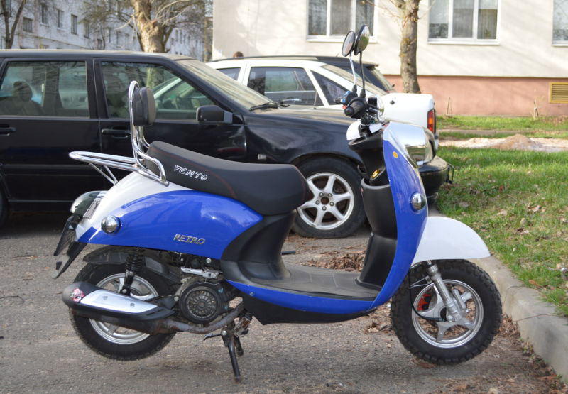 Vento Retro scooter – a Chinese copy of Yamaha Vino with a secret for Russian buyers