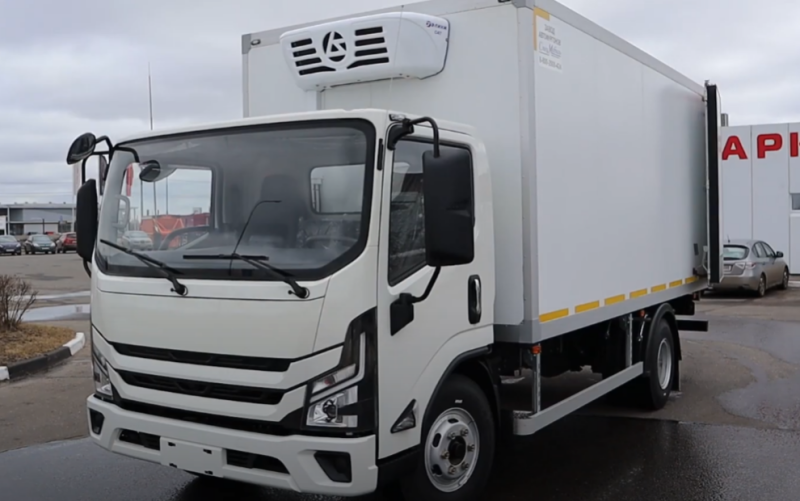A new Russian-made electric truck spotted on the roads
