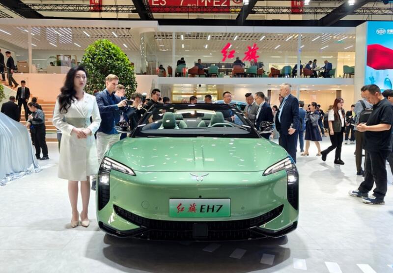 Hongqi EH7 Convertible ra mắt tại BJ Auto Show