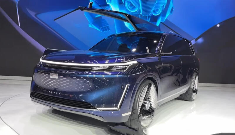 The Geely Galaxy Starship concept was shown at the Beijing Auto Show