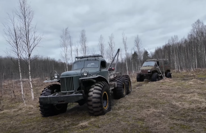 ZIL-157 versus the all-terrain vehicle from the Gazelle - Soviet designers continue to amaze