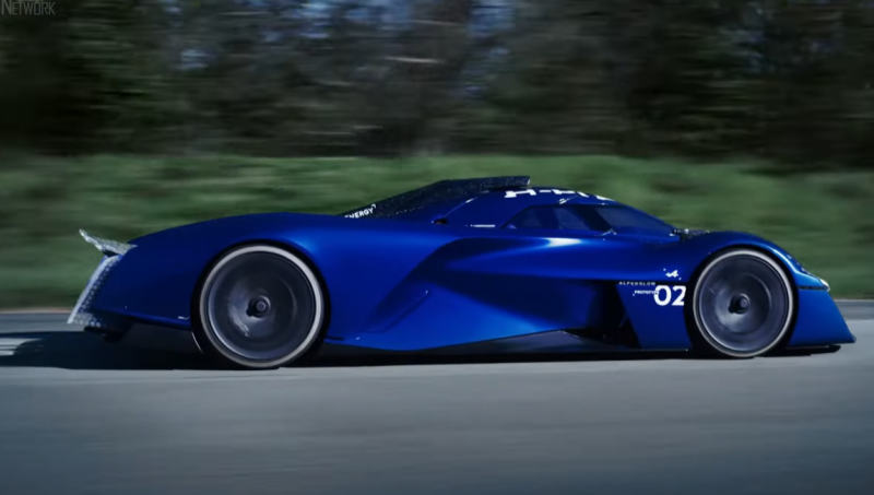 Alpine's hydrogen-powered Alpenglow Hy4 hypercar unveiled