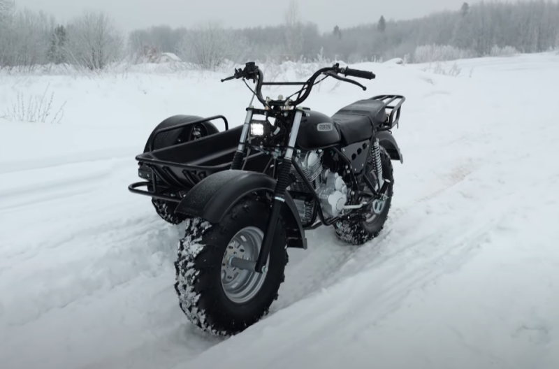 Российский мотоцикл с коляской, который выпускается серийно – Скаут-3