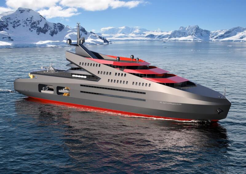 В России представили проект корабля для экскурсий в Арктику