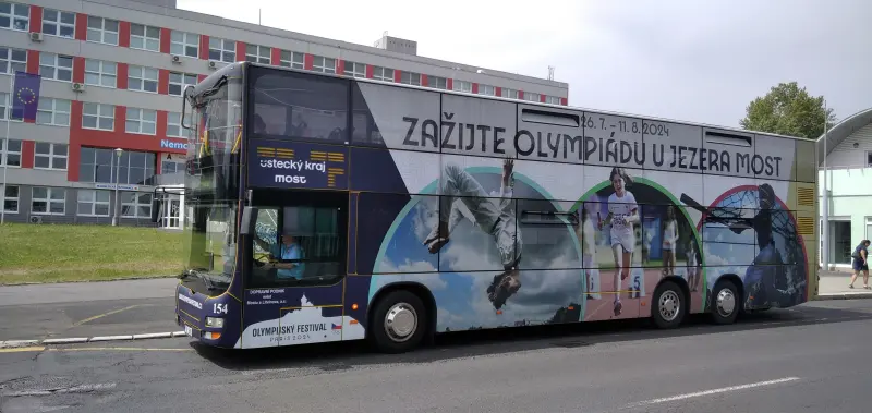 Немецкий двухэтажный автобус MAN ND 313 Lion's City DD и Олимпийский фестиваль