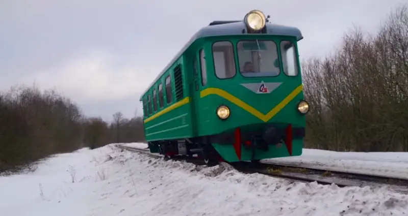 АМ1: советская автомотриса для узкоколейки из обычного вагона