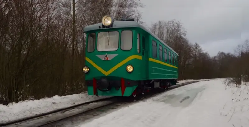 АМ1: советская автомотриса для узкоколейки из обычного вагона