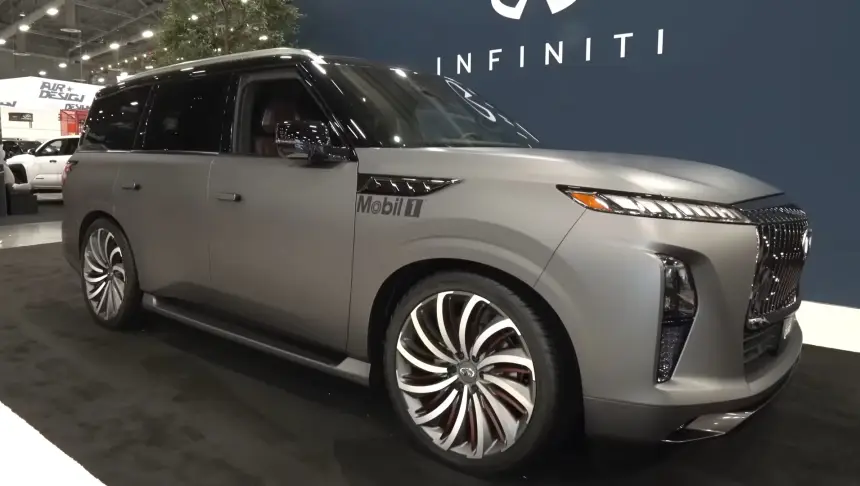 Эксклюзивная Infiniti QX80 Autograph Lounge с оригинальным багажником