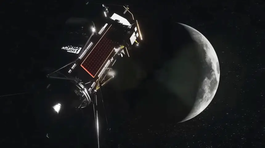 SpaceX отправила на Луну аппарат Nova-C для изучения таинственных кратеров