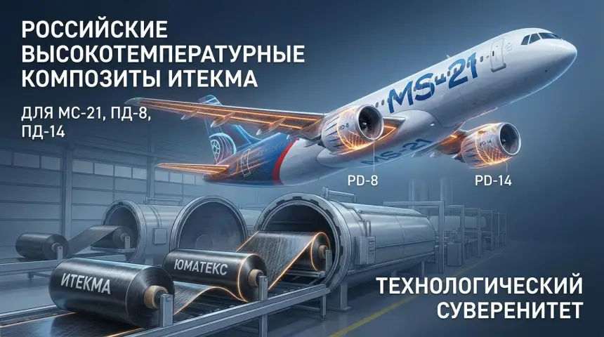 Что скрывается под капотом нового МС-21? Разбираем жаропрочные композиты для российских двигателей