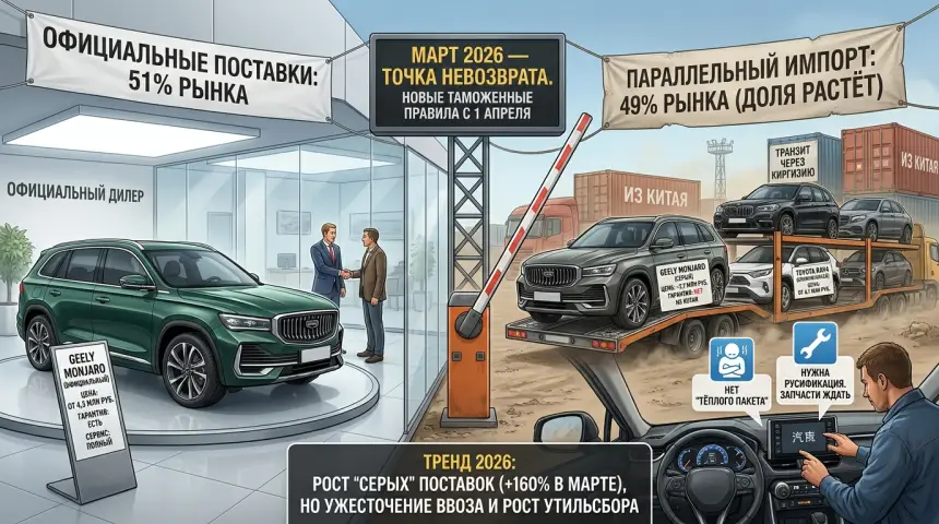 Стоит ли брать «серую» машину в 2026 году — честный разбор выгоды и рисков