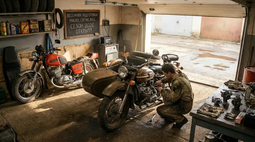 Иж, Урал, Днепр: как подготовить советский мотоцикл к сезону-2026 — пошаговый чек-лист