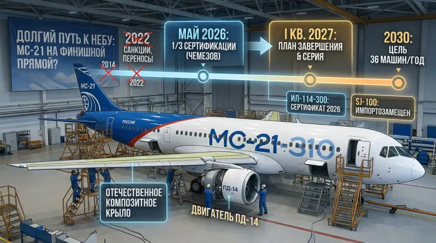 Когда ждать МС-21 в аэропортах — прогноз для пассажира и авиакомпании