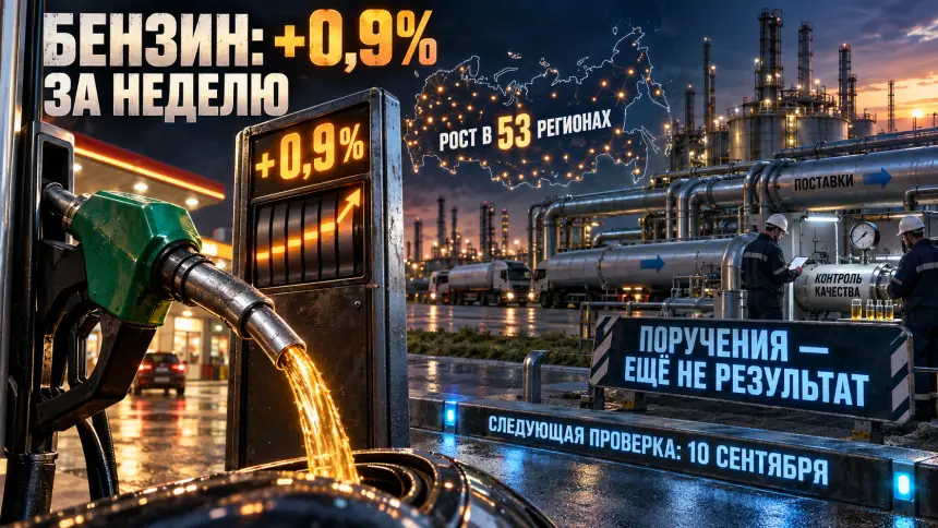 Бензин подорожал на 0,9% за неделю, власти готовят новые меры