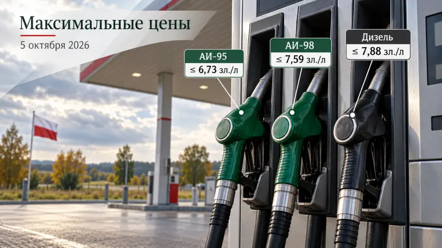 В Польше установили предельные цены на топливо